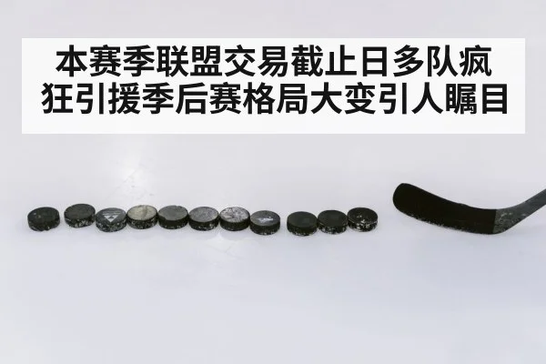 本赛季联盟交易截止日多队疯狂引援季后赛格局大变引人瞩目